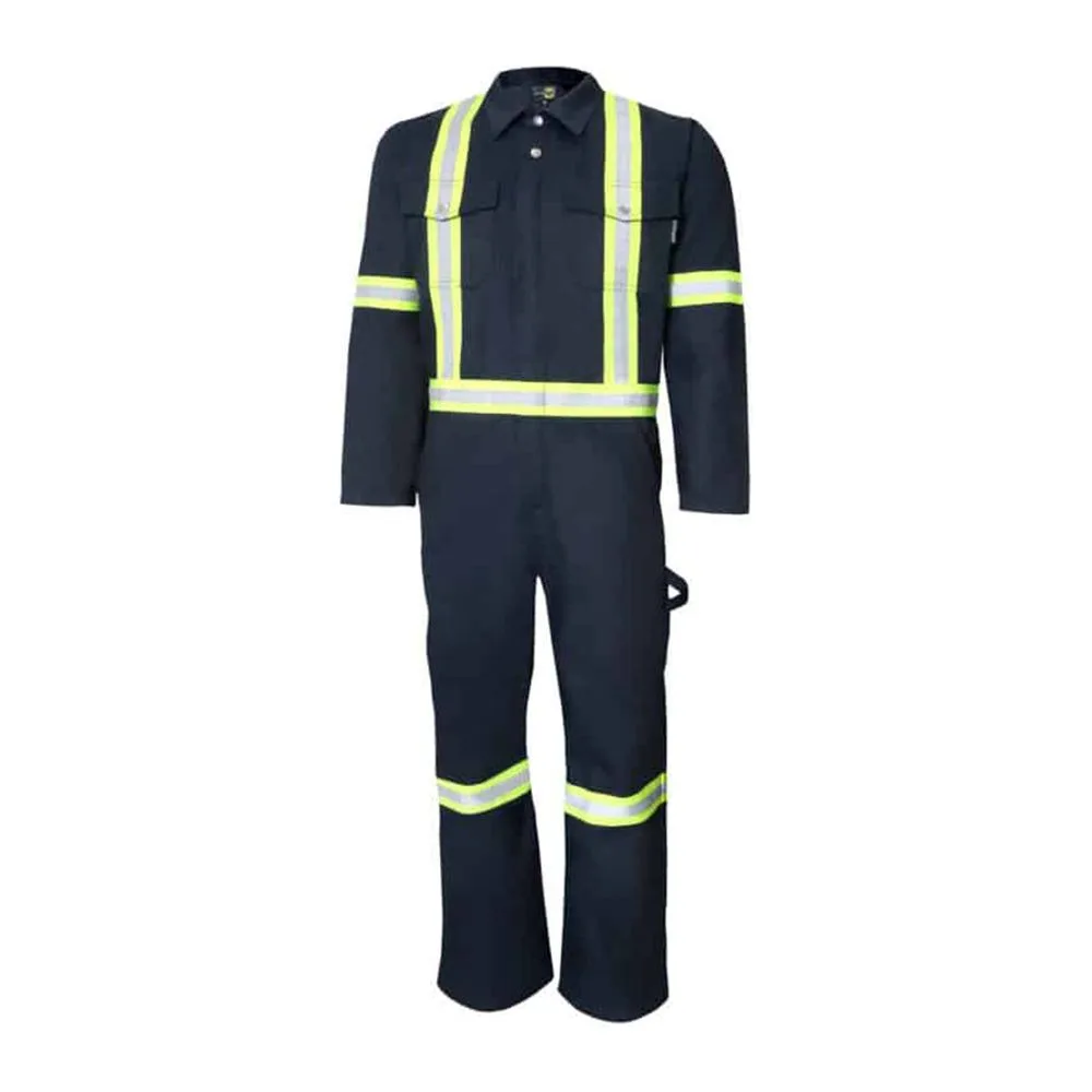 Texpro coverall reflective tape navy