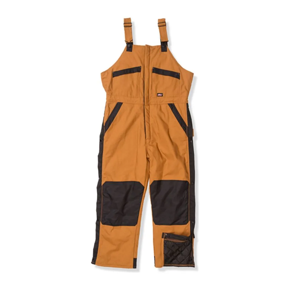Texpro bib brace overall tan black