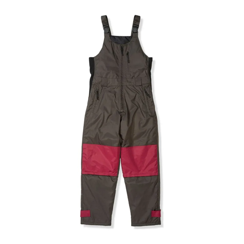 Texpro bib brace overall grey red