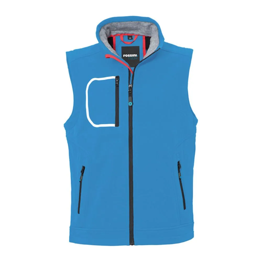 Texpro softshell vest blue