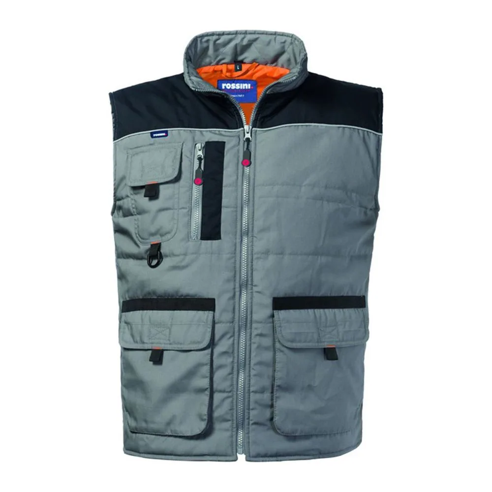 Texpro padded work vest grey