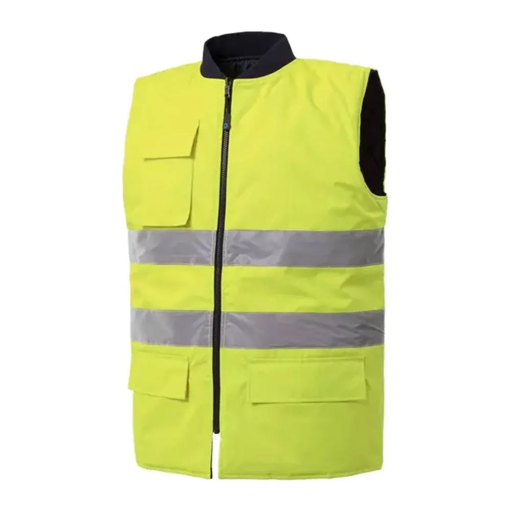 Texpro hi vis softshell vest yellow