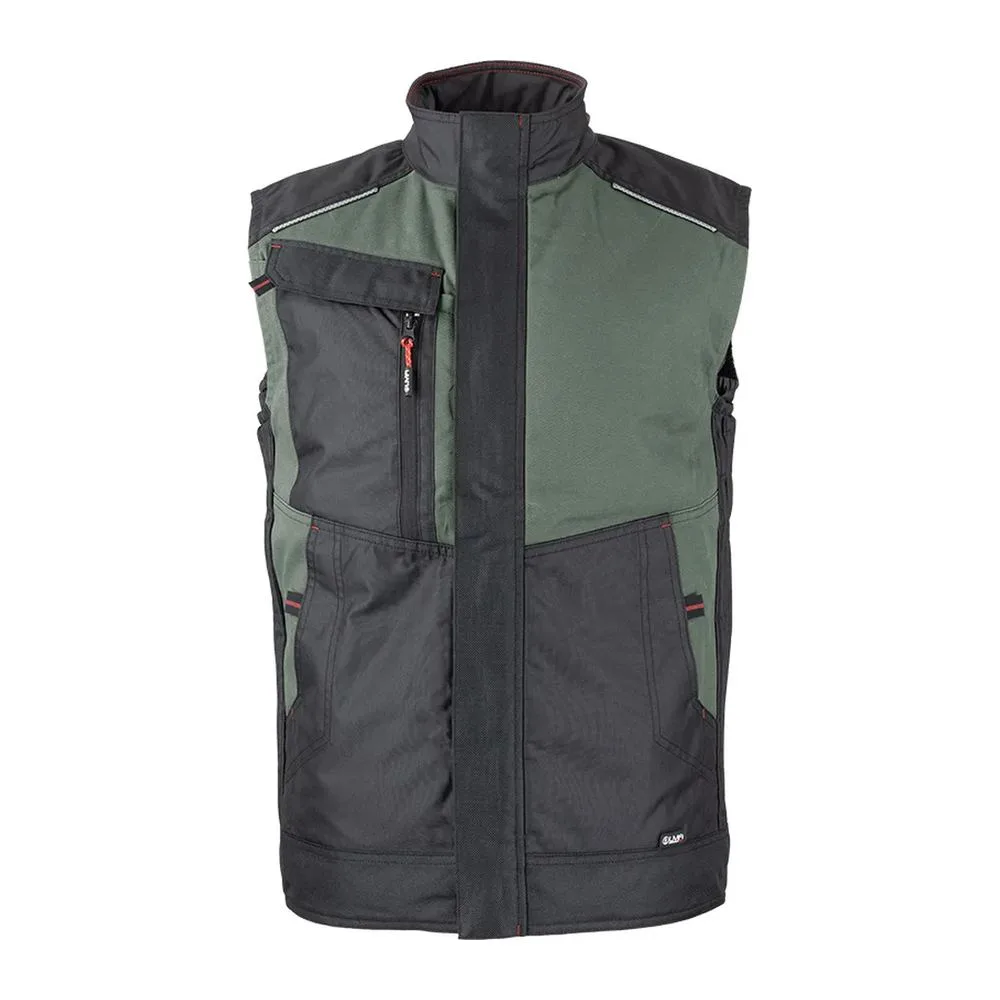 Texpro work vest green grey