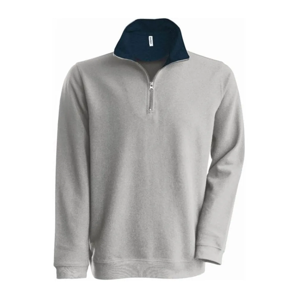 Texpro quarter zip sweatshirt grey
