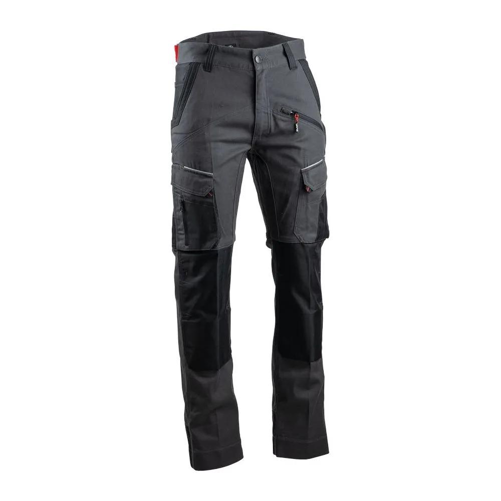 Texpro stretch knee pad trousers grey
