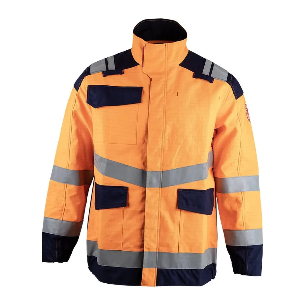 Texpro hi vis fr jacket heat press multi pocket