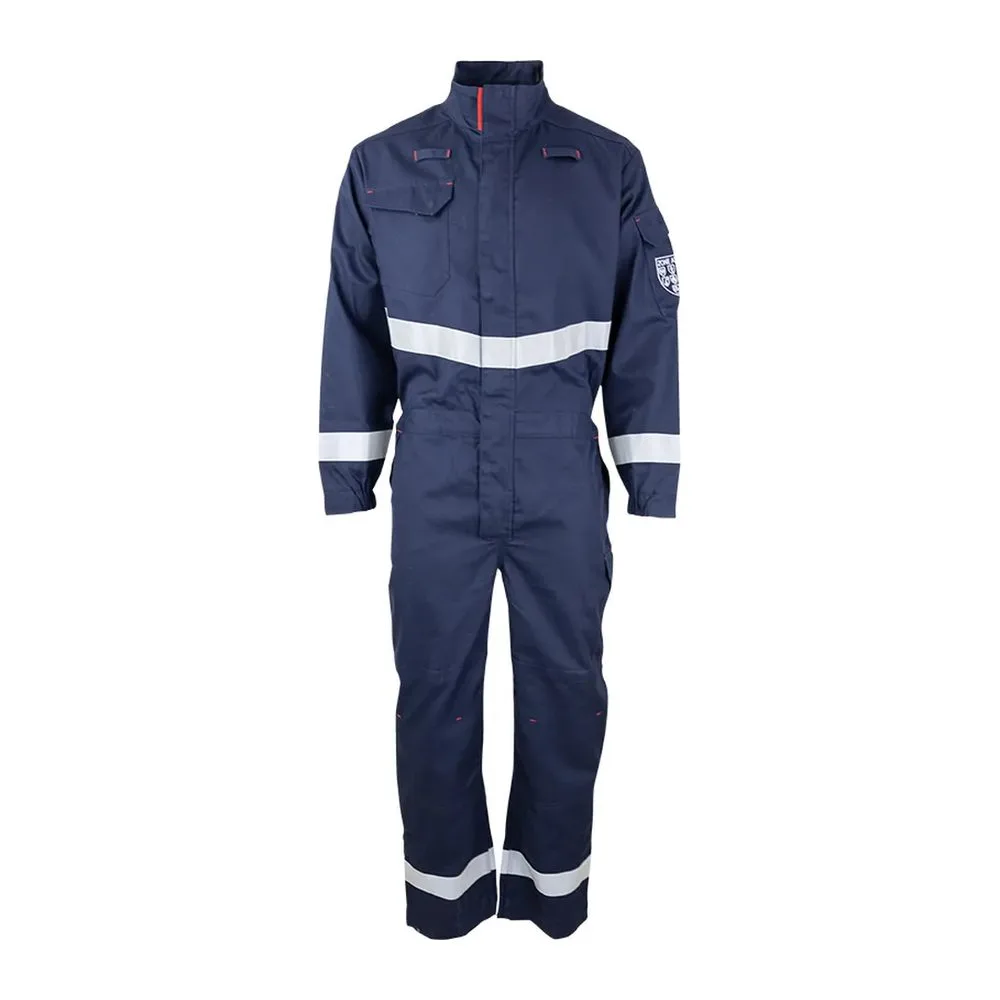 Texpro fr coverall multi pocket navy