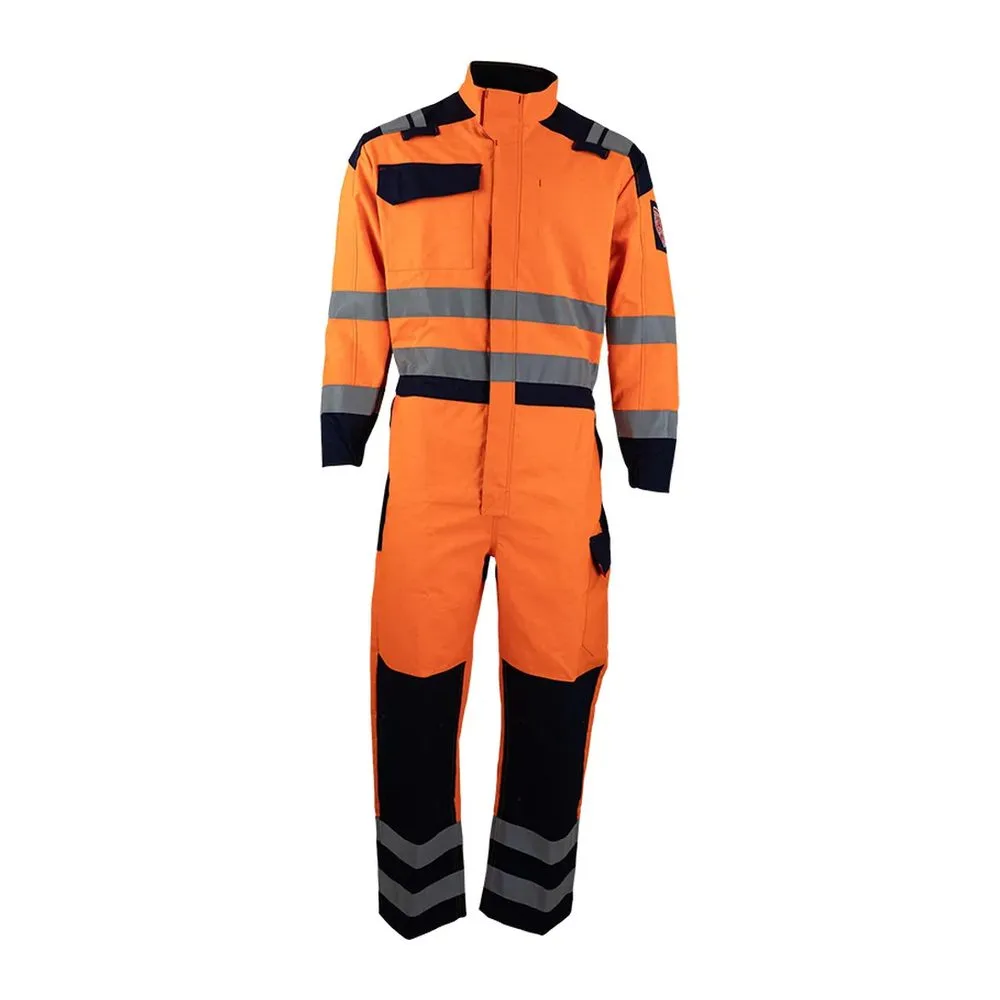Texpro hi vis fr coverall multi pocket