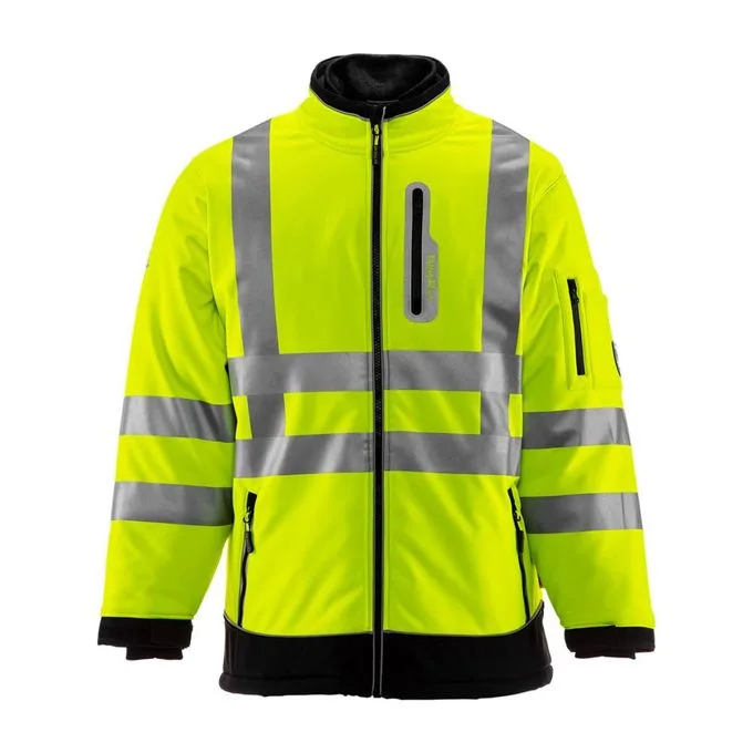 Texpro hi vis softshell jacket yellow