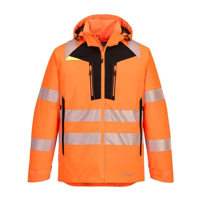 Texpro hi vis winter jacket orange black