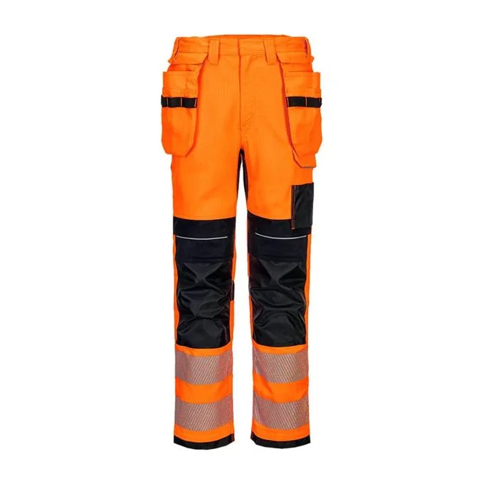 Texpro hi vis holster trousers orange black
