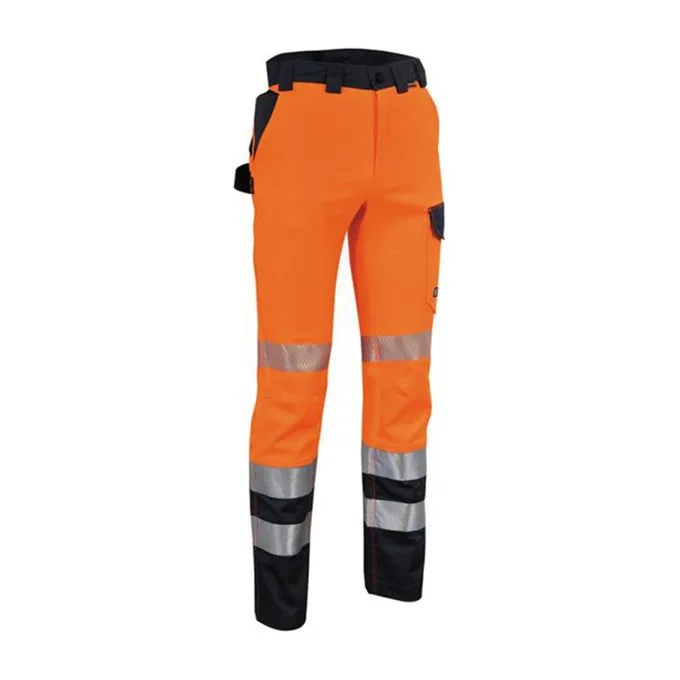 Texpro hi vis work trousers orange