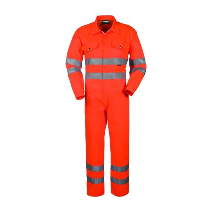 Texpro hi vis coverall orange