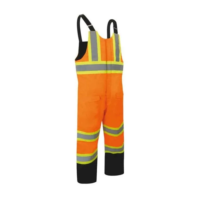 Texpro hi vis bib brace overall orange