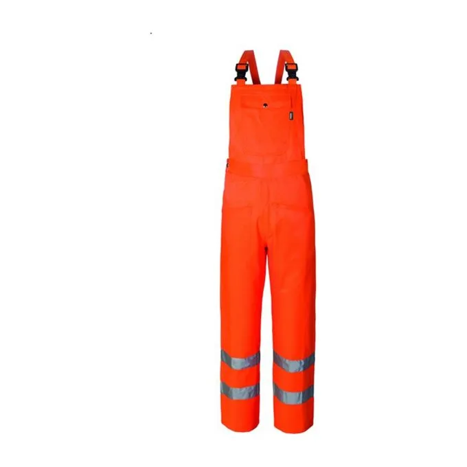 Texpro hi vis waterproof bib trousers orange