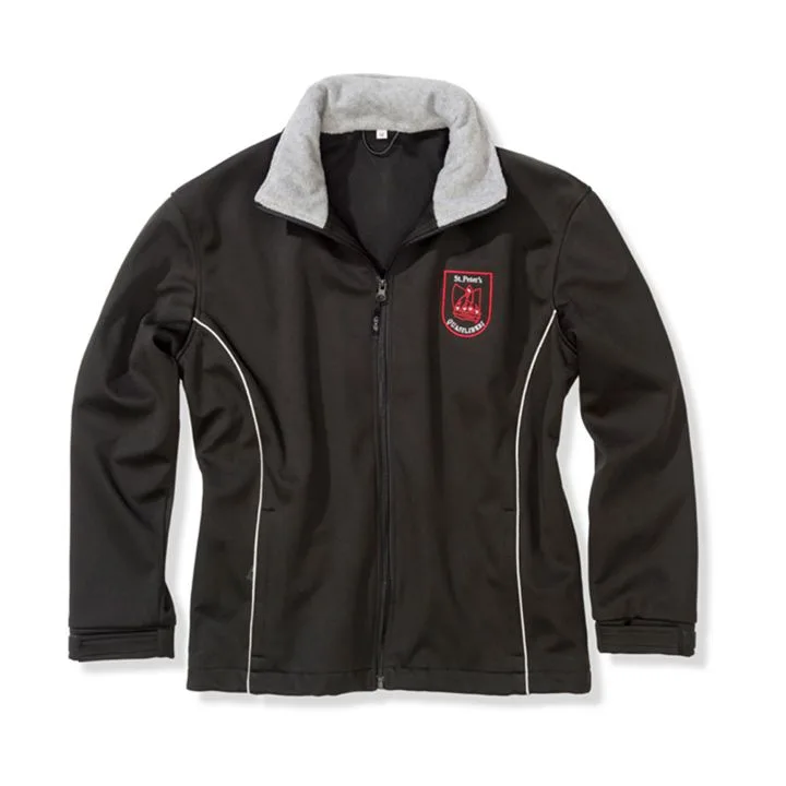 Texpro branded softshell jacket black