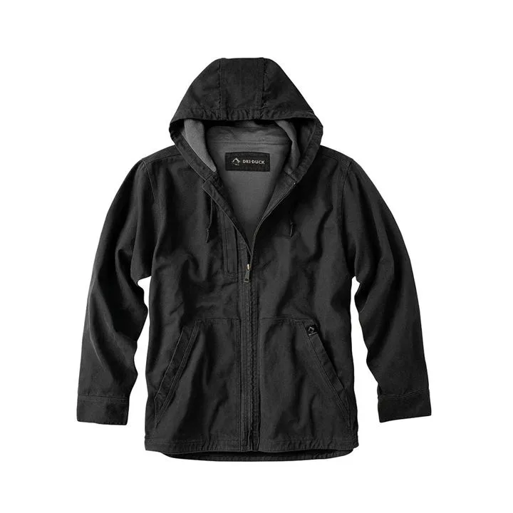 Texpro canvas hooded jacket black