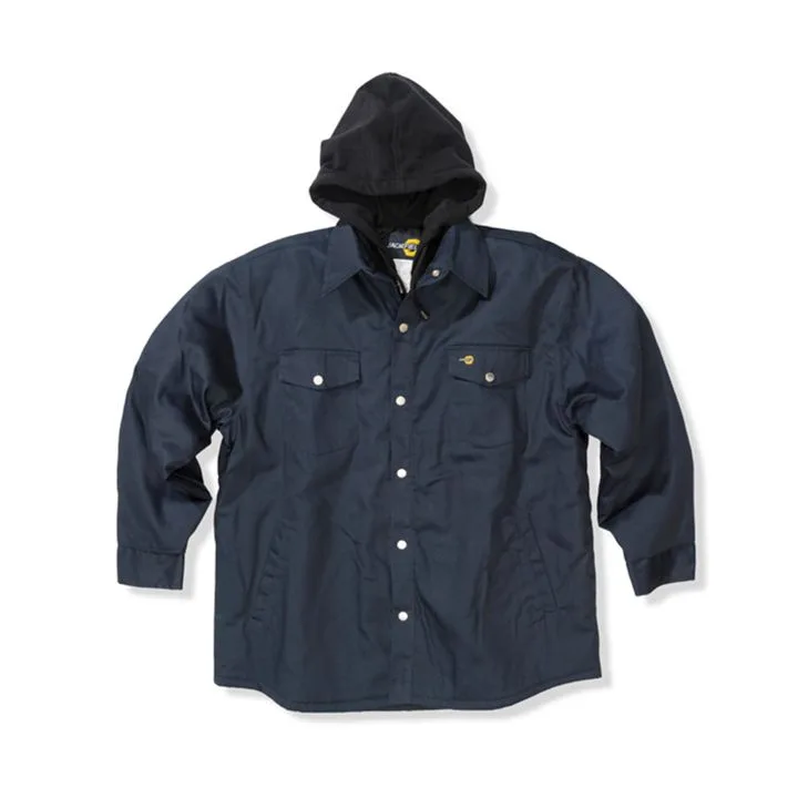 Texpro hooded work jacket navy