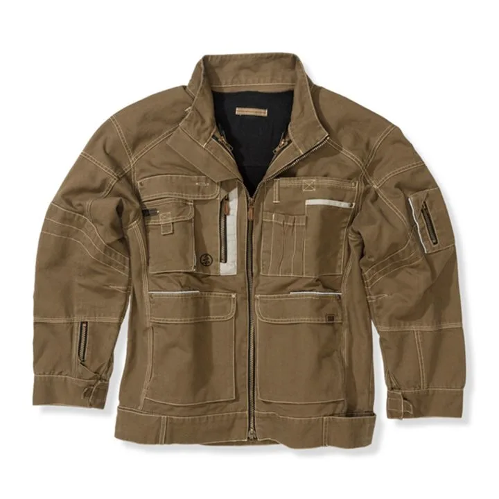 Texpro multi pocket work jacket khaki